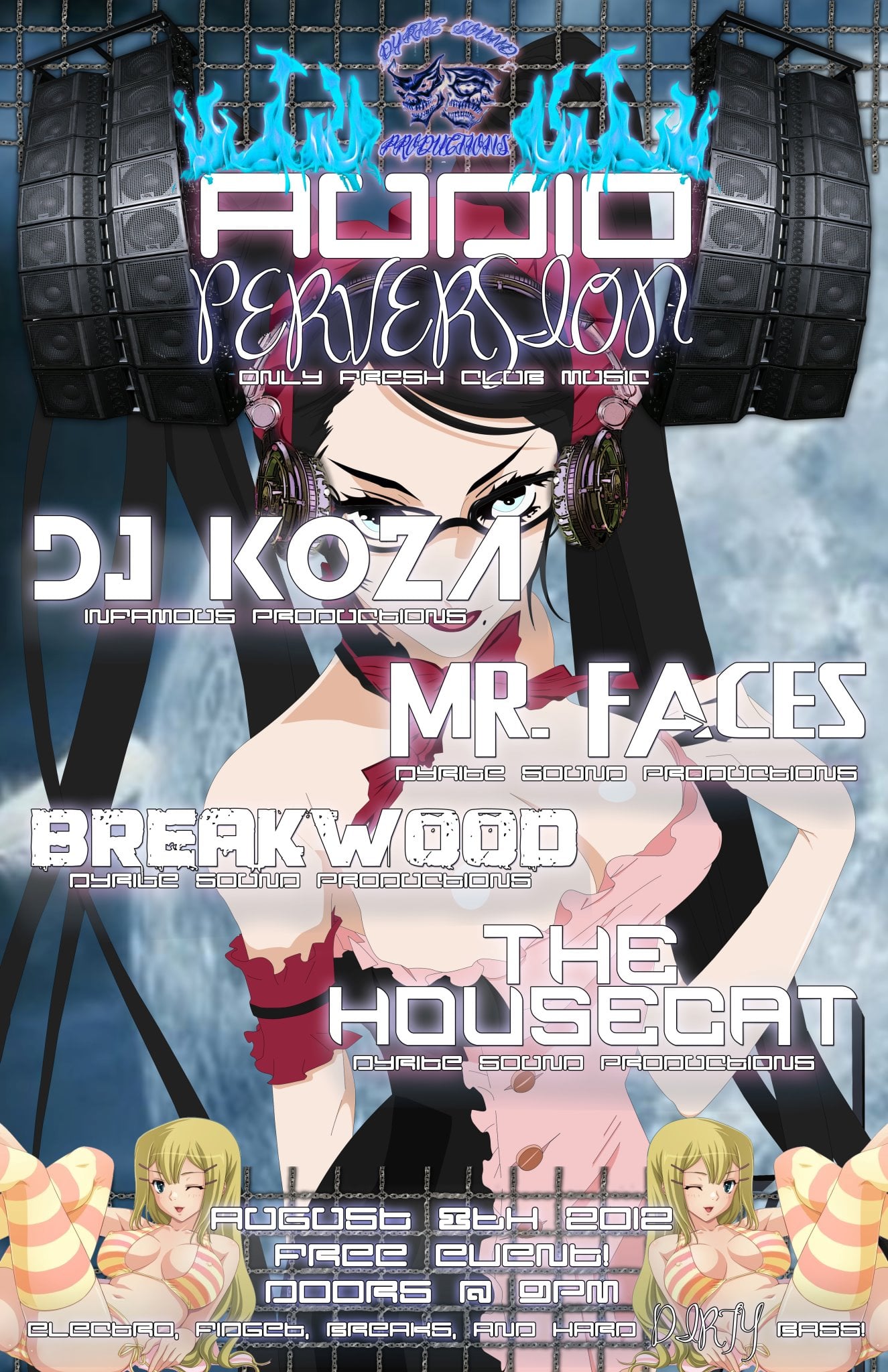 Event poster — Audio Perversion